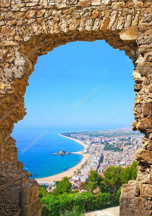Апартаменты Apartamento Puerto Con Piscina Бланес Экстерьер фото